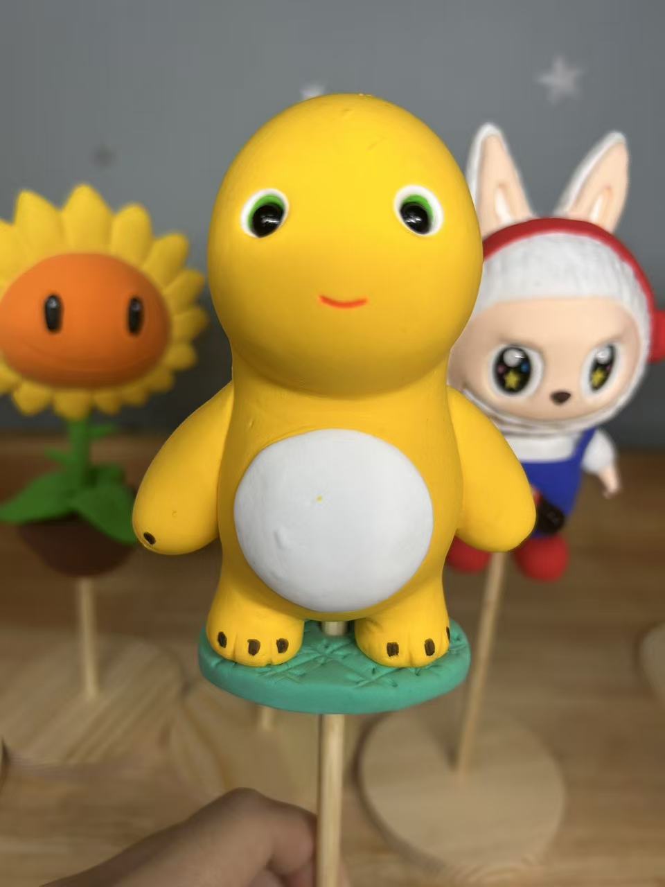 Unique Handmade Clay Figure Collection - One-of-a-Kind Art Toys