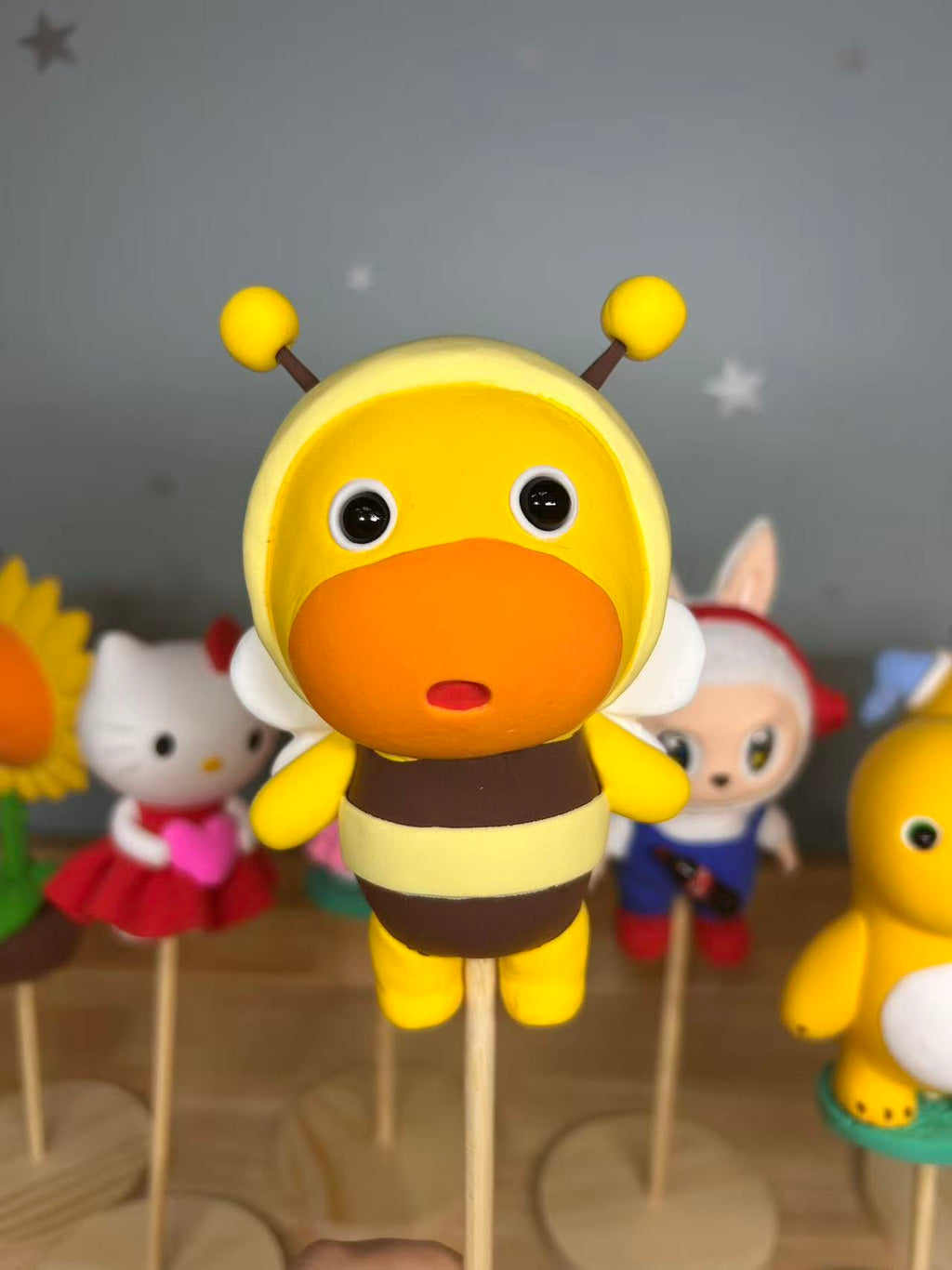 Unique Handmade Clay Figure Collection - One-of-a-Kind Art Toys