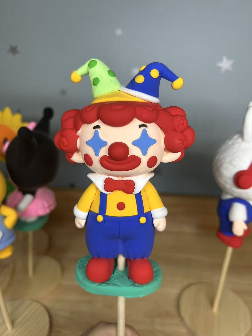 Unique Handmade Clay Figure Collection - One-of-a-Kind Art Toys